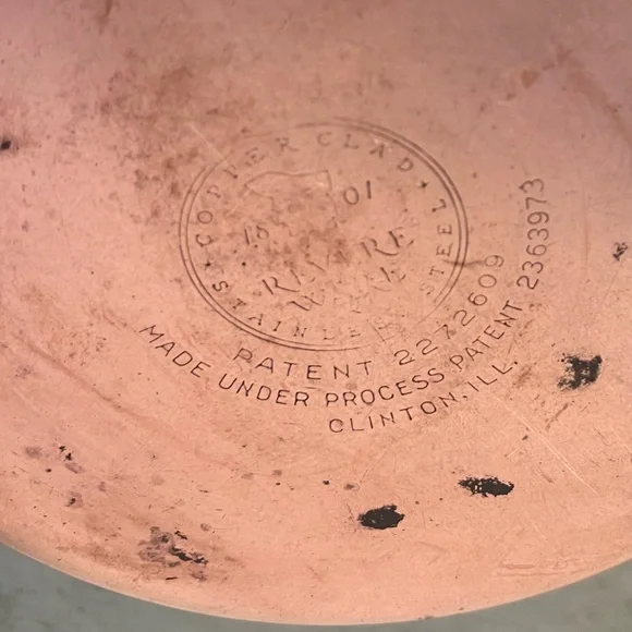 Revere Ware 6 Qt Copper 2 Quart w/ Lids - Picture 6 of 7